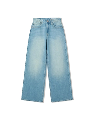 Джинсы с широкими штанинами- Заказать в России