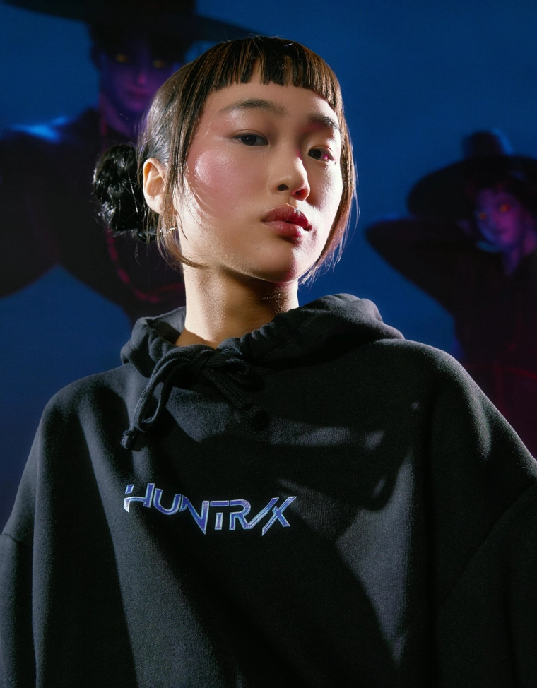 Худи KPop Demon Hunters Huntr/x с цифровым фильтром