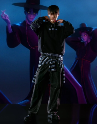 Худи KPOP DEMON HUNTERS HUNTR/X с цифровым фильтром- Заказать в России