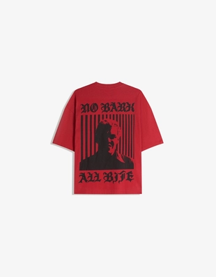 Футболка BARRY B геометрического кроя с короткими рукавами и принтом- Заказать в России