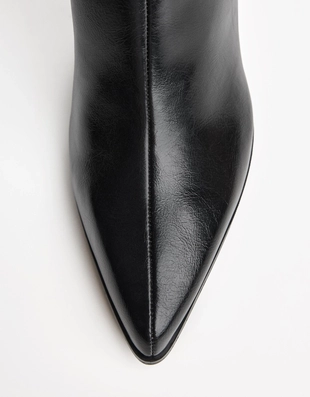 Сапоги на широком каблуке- Заказать в России