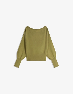 Асимметричный свитер с низом в рубчик- Заказать в России