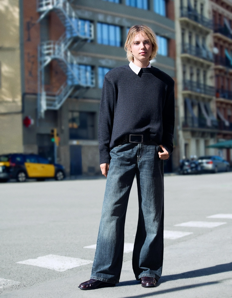 Джинсы свободного кроя