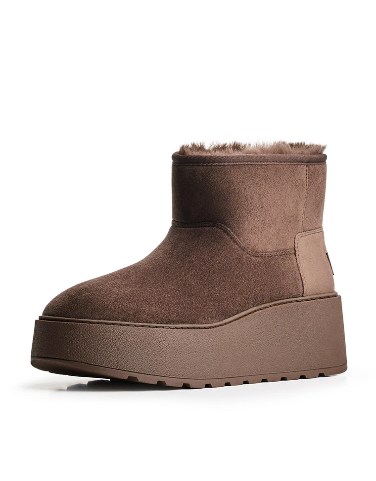 Ботинки на платформе с подкладкой из искусственного меха