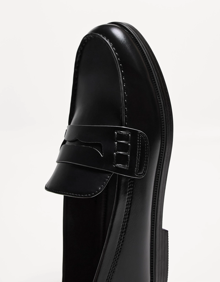 Лоферы на тонкой подошве