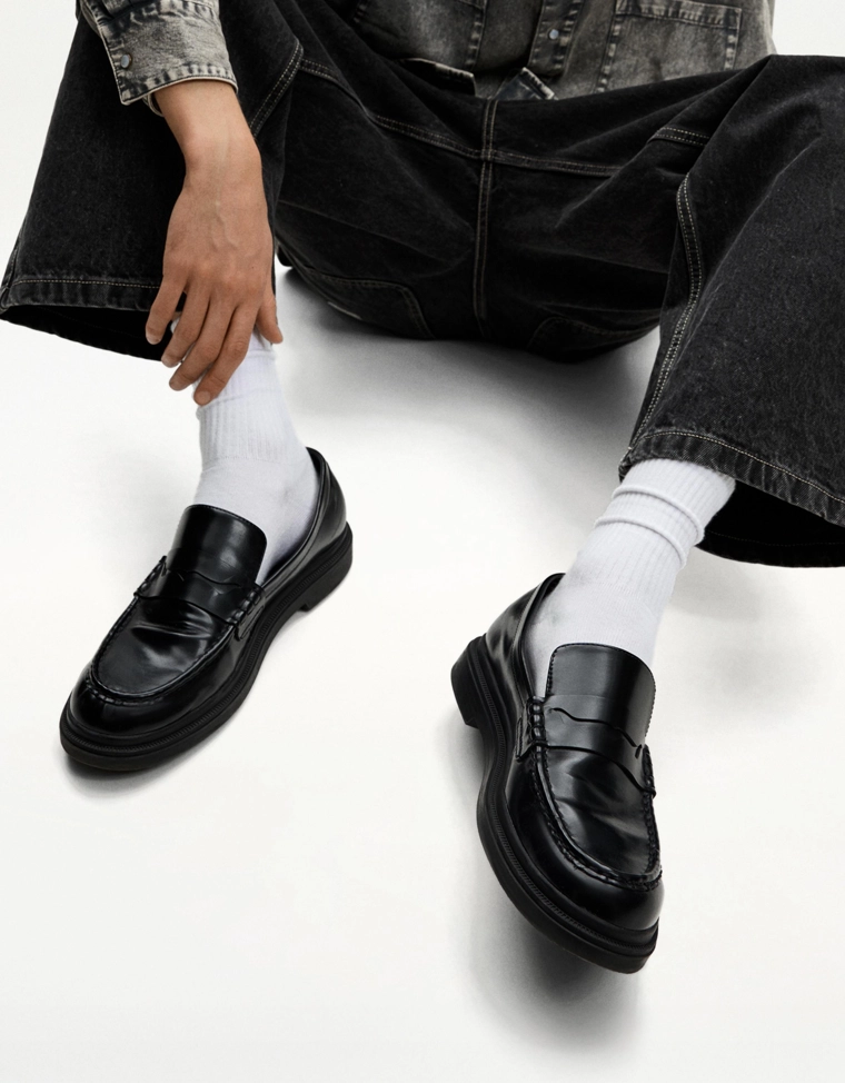 Лоферы на тонкой подошве