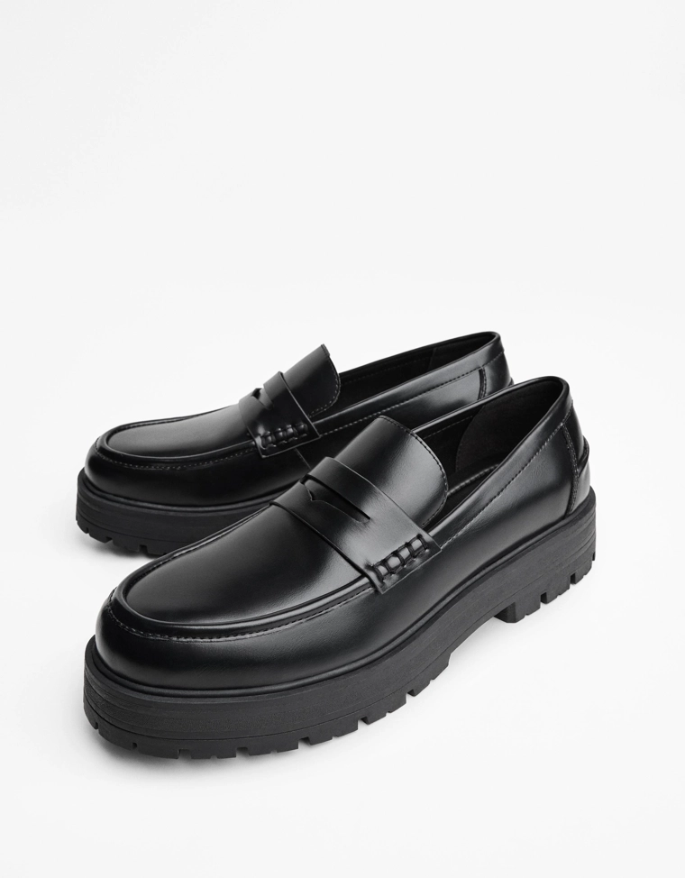 Лоферы на объемной подошве