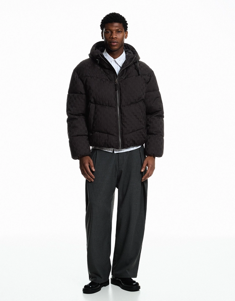 Куртка-пуховик с монограммой