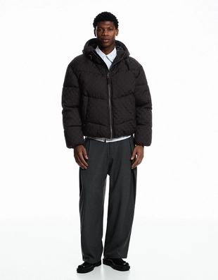 Куртка-пуховик с монограммой- Заказать в России