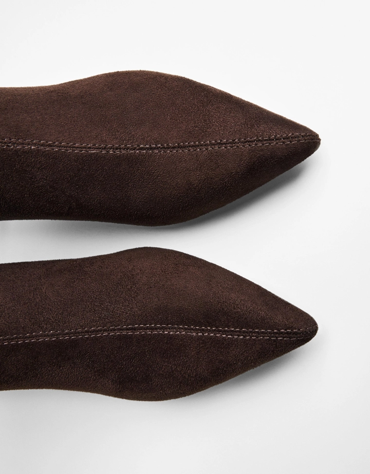 Ботильоны на среднем тонком каблуке