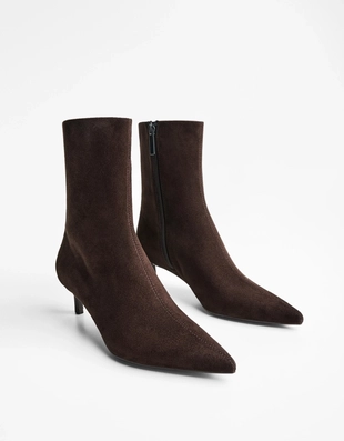 Ботильоны на среднем тонком каблуке- Заказать в России