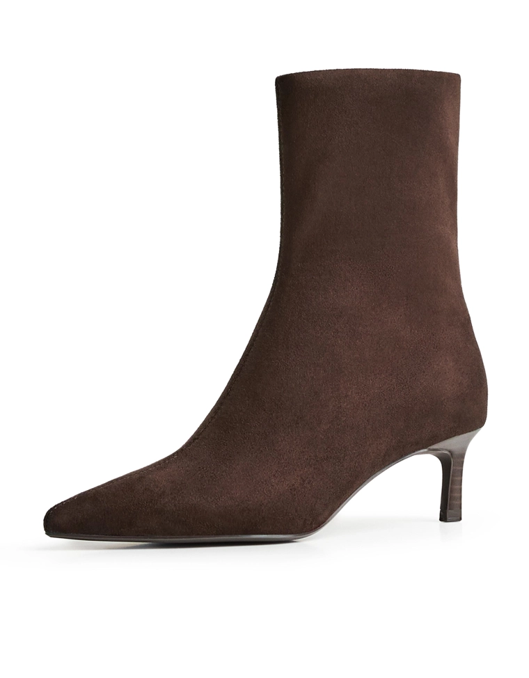 Ботильоны на среднем тонком каблуке