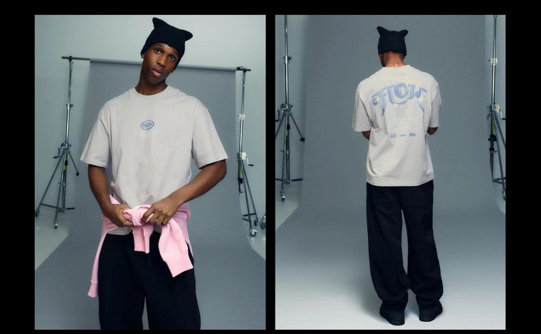 Футболка с короткими рукавами и принтом