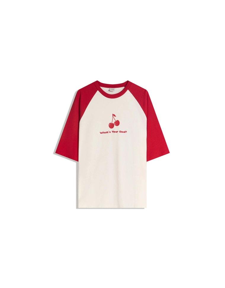 Футболка с короткими рукавами и принтом