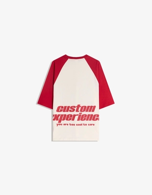 Футболка с короткими рукавами и принтом- Заказать в России