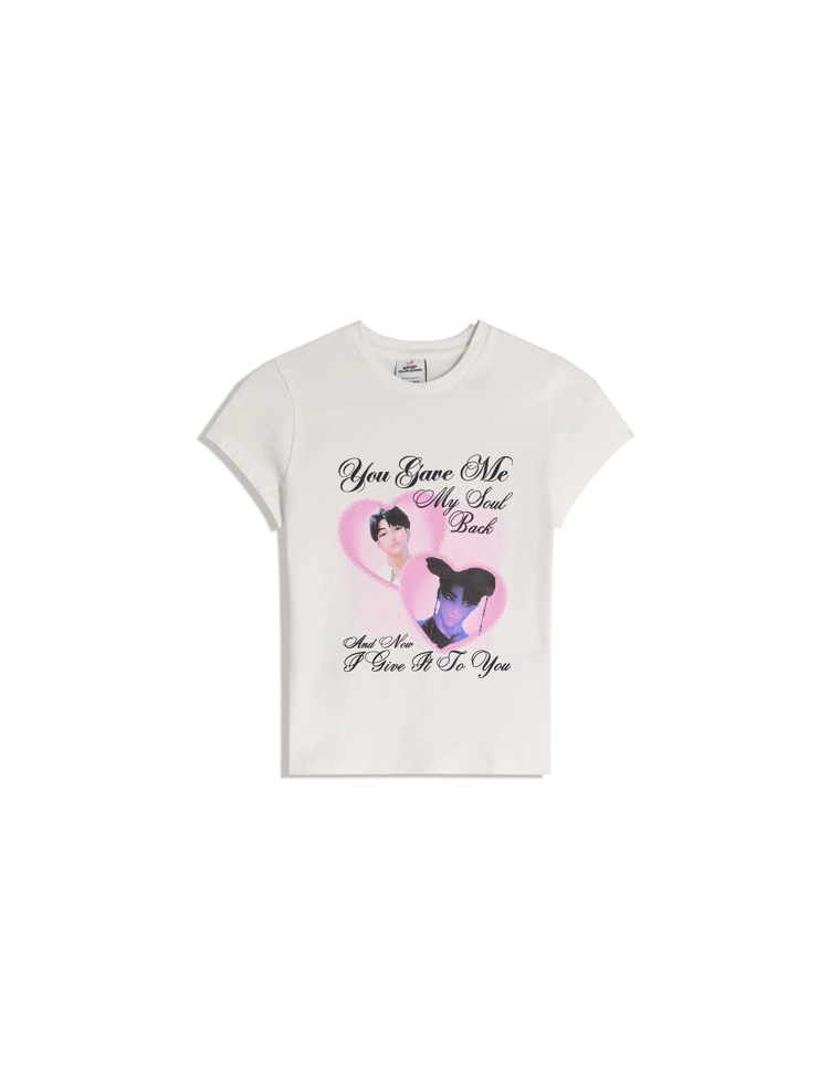 Футболка KPop Demon Hunters Saja Boys с короткими рукавами и принтом