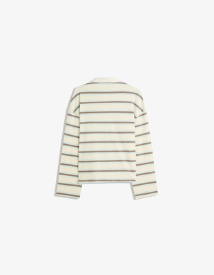 Футболка с длинными рукавами и воротником поло- Заказать в России