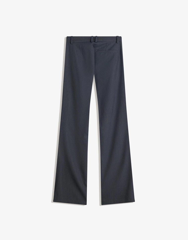 Расклешенные брюки с низкой посадкой