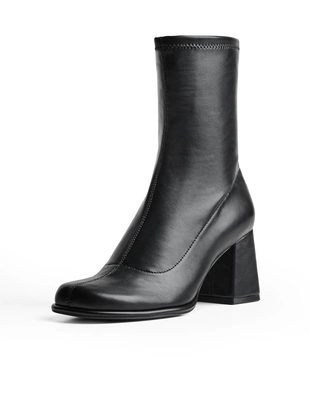 Ботильоны на широком каблуке- Заказать в России