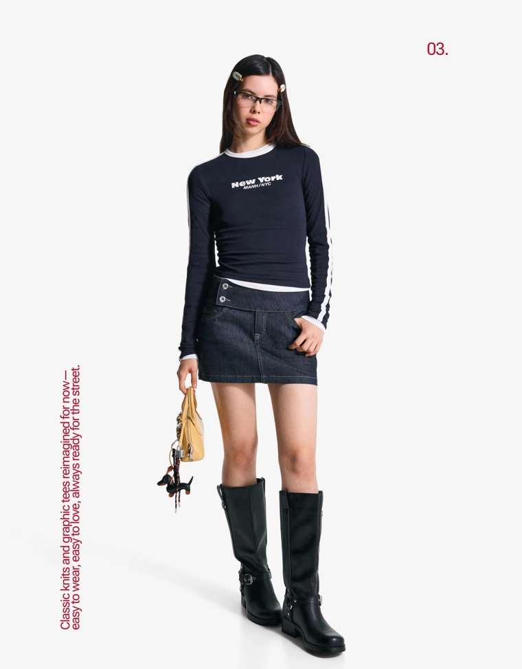 Лонгслив с принтом