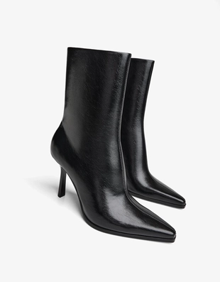 Ботильоны с тисненым каблуком- Заказать в России