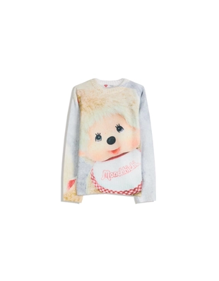 Джемпер с принтом MONCHHICHI- Заказать в России