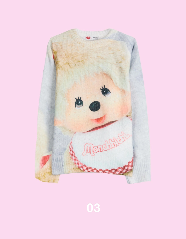 Джемпер с принтом Monchhichi