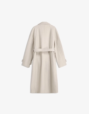 Тренч из мягкой ткани с поясом- Заказать в России