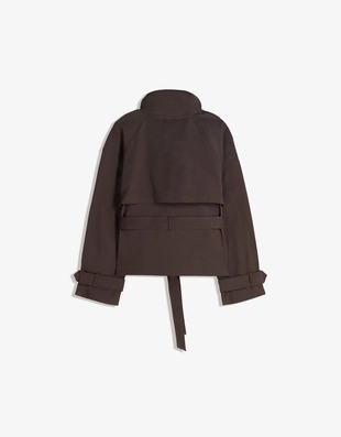 Куртка-тренч с воротником-стойкой- Заказать в России