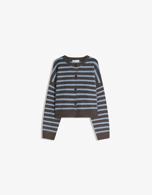 Купить Bershka Кардиган в полоску на пуговицах