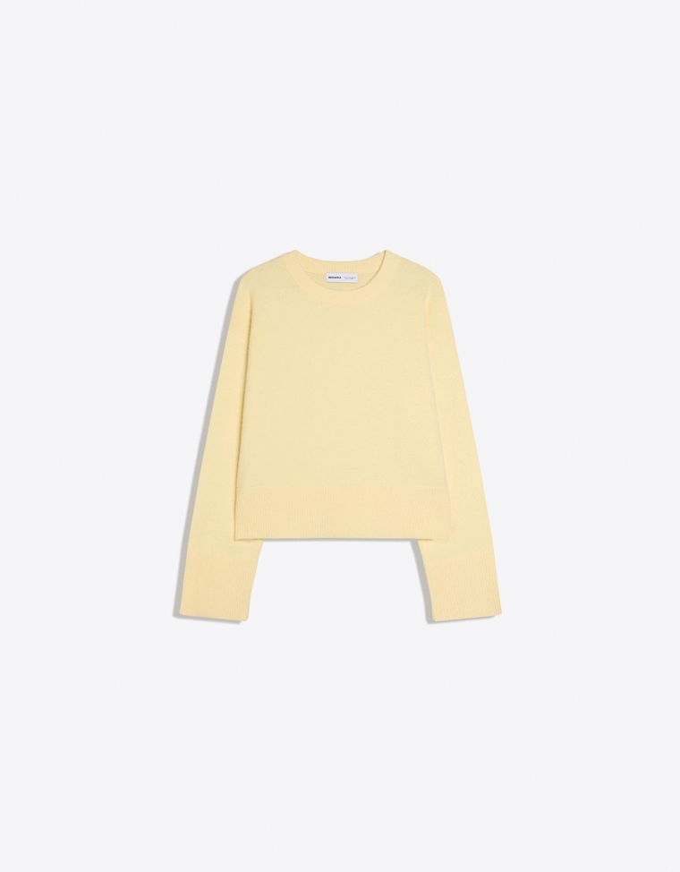 Свитер оверсайз с ребристым низом bershka