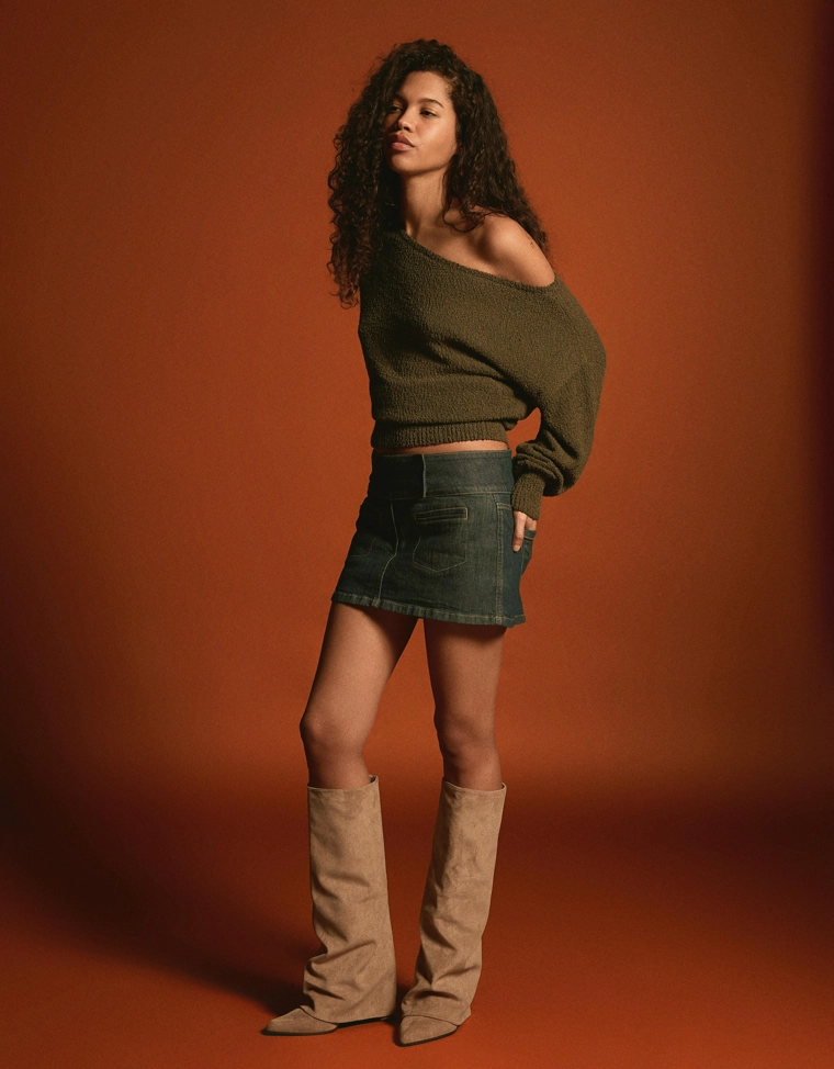 Асимметричный свитер