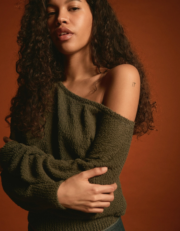 Асимметричный свитер