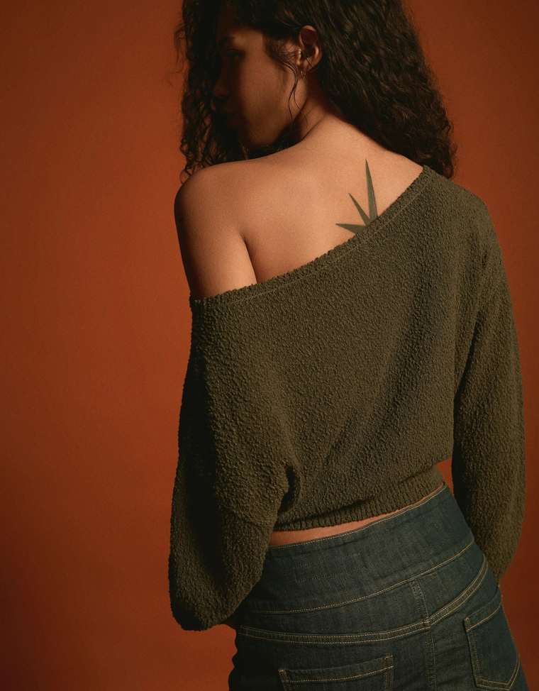 Асимметричный свитер