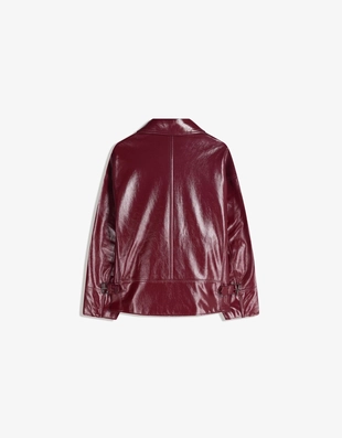 Куртка в стиле TRUCKER из искусственной кожи- Заказать в России