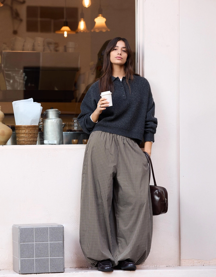 Брюки-блумеры из поплина