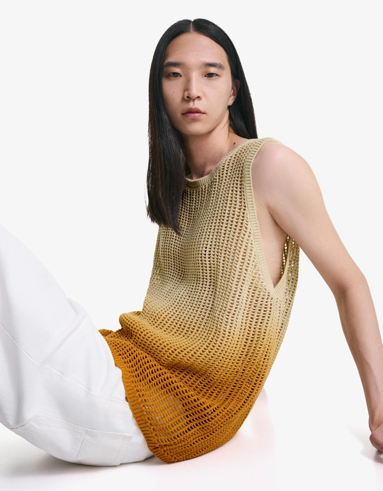 Трикотажный жилет