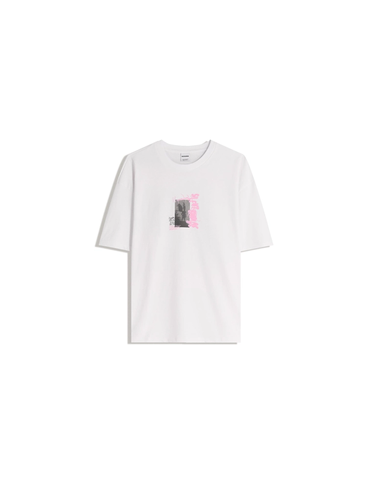 Футболка с коротким рукавом и принтом