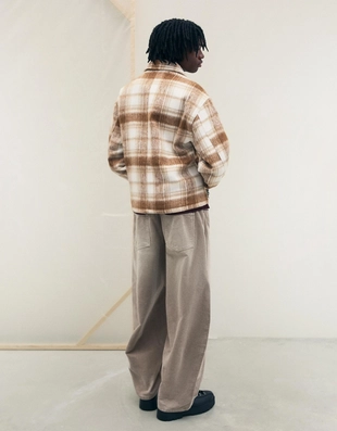 Клетчатый жакет свободного кроя- Заказать в России