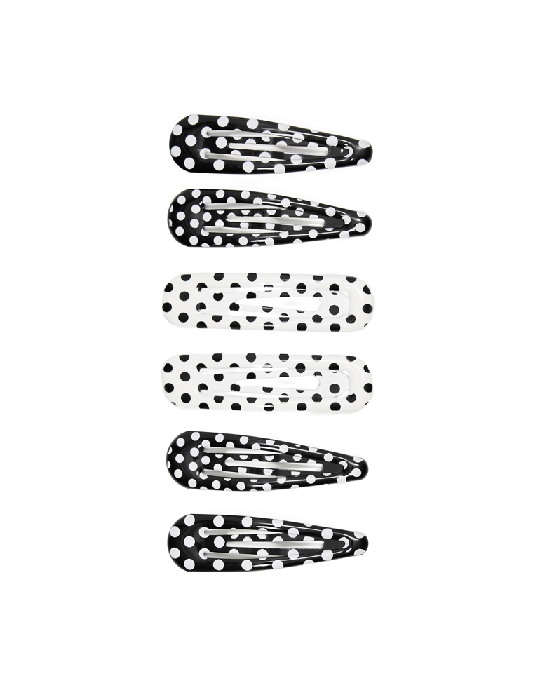 Набор из 3 заколок для волос с принтом