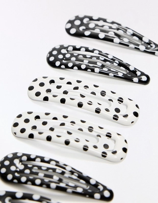 Набор из 3 заколок для волос с принтом- Заказать в России