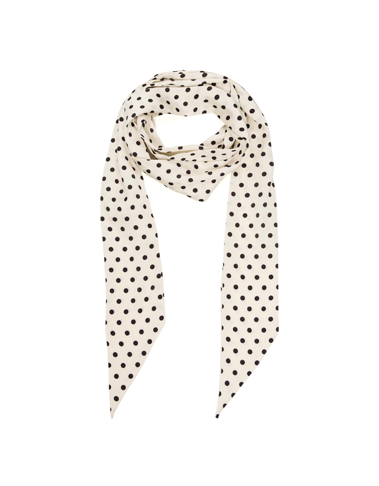 Галстук-платок в горошек