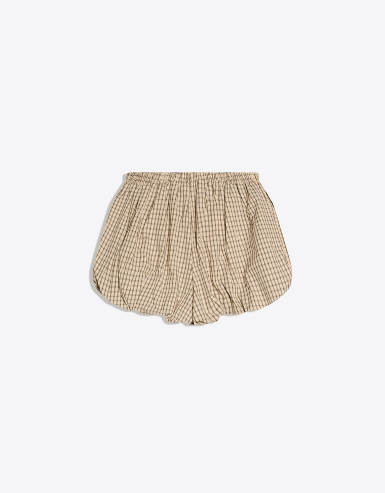 Юбка-шорты «баллон» с принтом