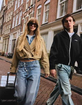 Укороченный тренч с рукавами-фонариками- Заказать в России