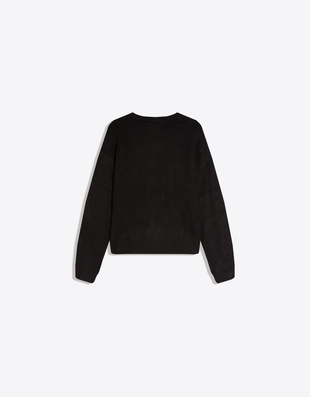 Свитер из синели с принтом- Заказать в России