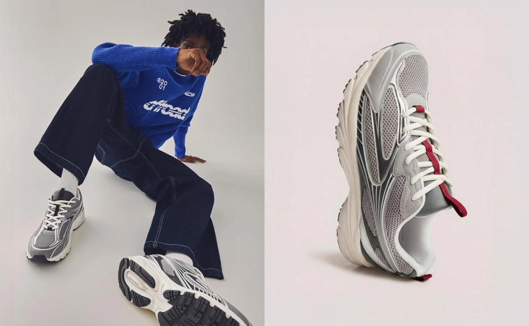 Спортивная обувь из нескольких материалов