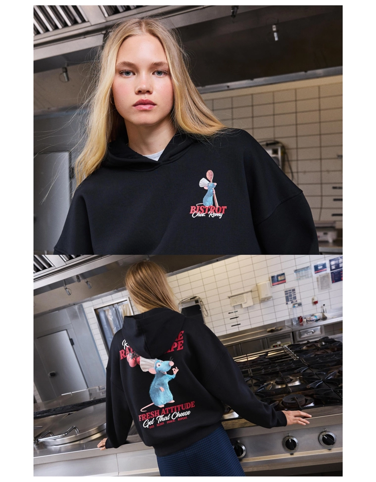 Худи «Рататуй» с капюшоном и принтом