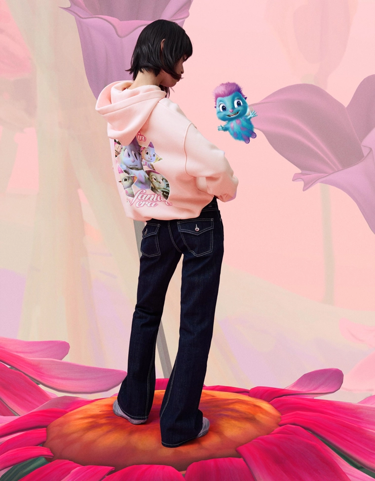 Худи Bibble с капюшоном и принтом