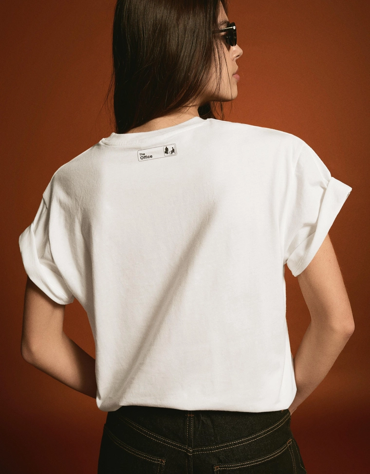 Футболка с принтом «Майкл Скотт — Офис» и короткими рукавами