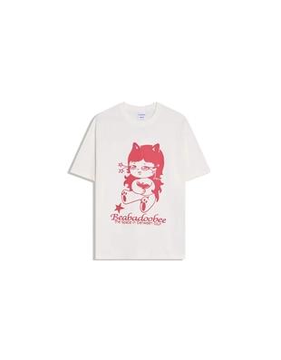 Футболка с короткими рукавами и принтом BEABADOOBEE- Заказать в России